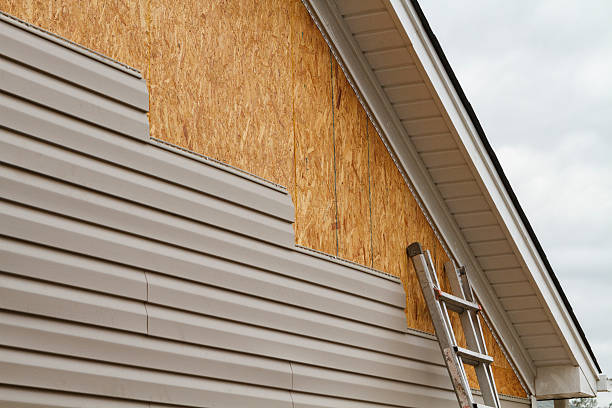 Professional Siding Repair technician working in Woodbury, TN